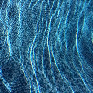 Sparkling pool water - delicious place to cool your toes.