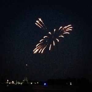 Canada day fireworks.